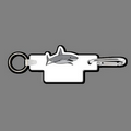 Key Clip W/ Key Ring & Shark Key Tag